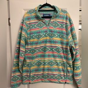 Chubbies Mens XL En Fuego quarter Zip